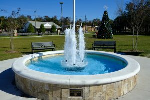 Fountain in Crystal River Town Square