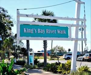 Kings Bay River Walk downtown Crystal River Florida